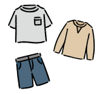 服のイラスト