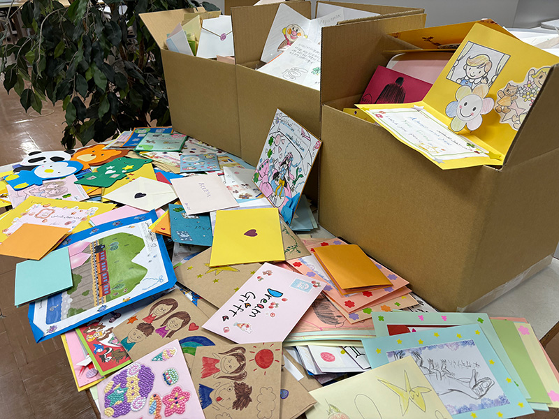 日本の子どもたちから寄せられたお手紙