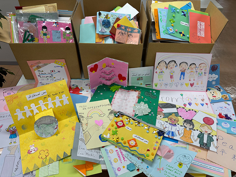 日本の子どもたちから寄せられたお手紙